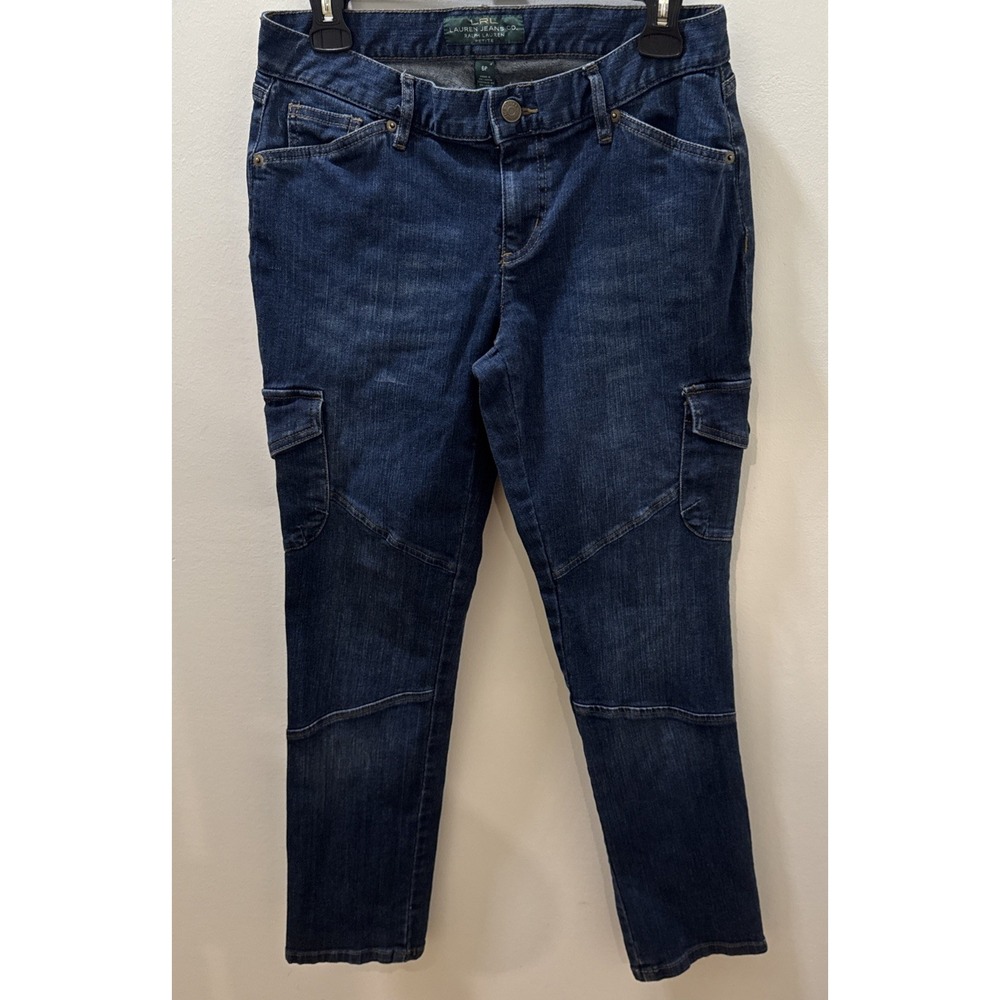 Lauren Ralph Lauren Women's Size 6 Petite Multi Pockets Harbor Jeans